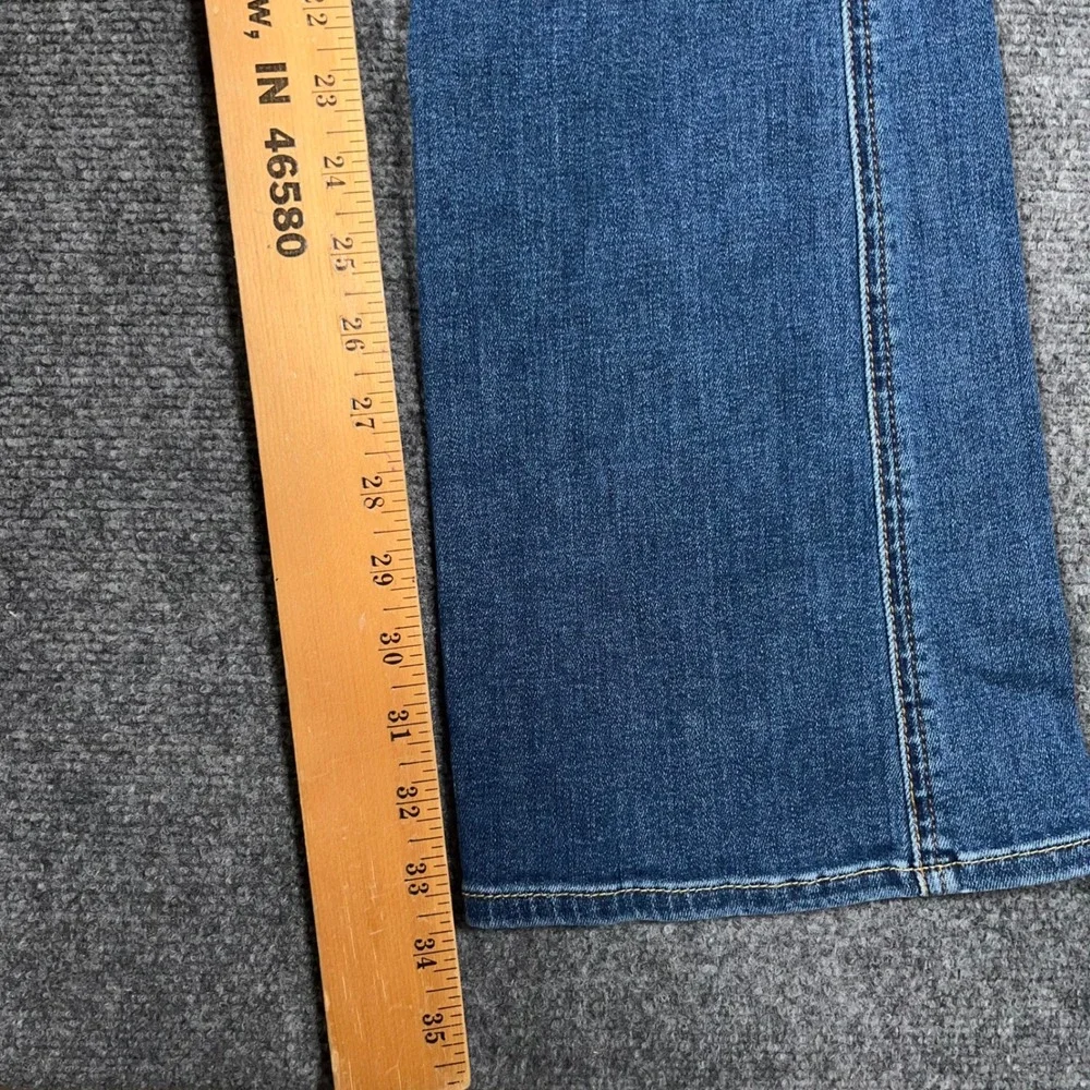 7 For All Mankind Kimmie Bootcut Jeans Womens 30x34 Stretch Medium Wash Blue - Picture 9 of 11